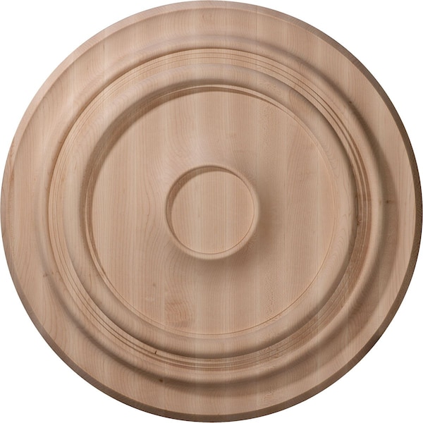 Ekena Millwork Carved Traditional Ceiling Medallion, Cherry (Fits Canopies up to 4 1/8"), 20"OD x 1 3/4"P CMW20TRCH - main